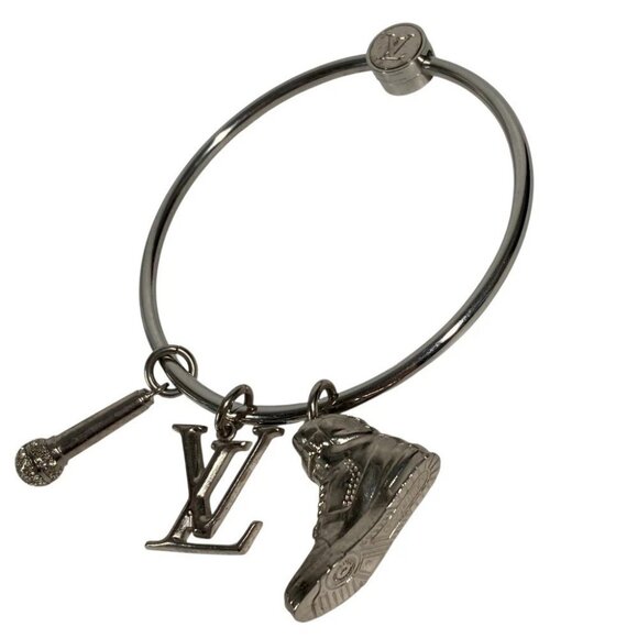 LOUIS VUITTON M68854 Porte cles round ring Bag Charm Key Ring Key Holder - Picture 1 of 10